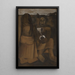 Buveurs de café - Constant Permeke — gerahmtes Bild an der Wand