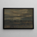 Herbstlandschaft mit Kartoffelerntern - Constant Permeke — gerahmtes Bild an der Wand