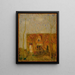 Haus - Constant Permeke — gerahmtes Bild an der Wand