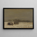 Snowy Landscape Painting - Constant Permeke — framed artwork on a wall