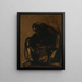 Donna in preghiera - Constant Permeke — quadro incorniciato alla parete