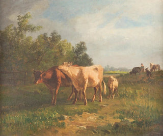Constant Troyon - Cattle on the pasture.webp