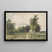 Landschaft - Constant Troyon — gerahmtes Bild an der Wand