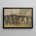 A street scene in Spain - Constantin Guys — framed artwork on a wall