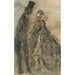 Reproduction of the painting Couple - Constantin Guys