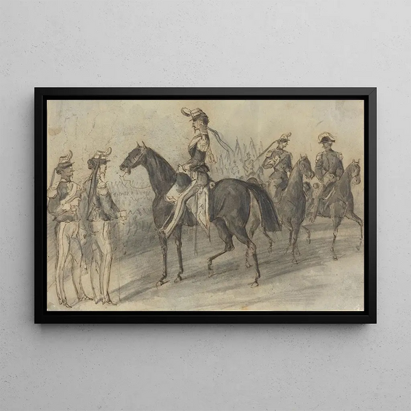 Constantin Guys - Military Parade.webp