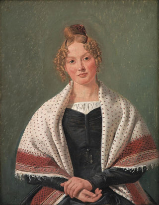 Constantin Hansen - Portrait of Hanne Wanscher ne Wegener.webp