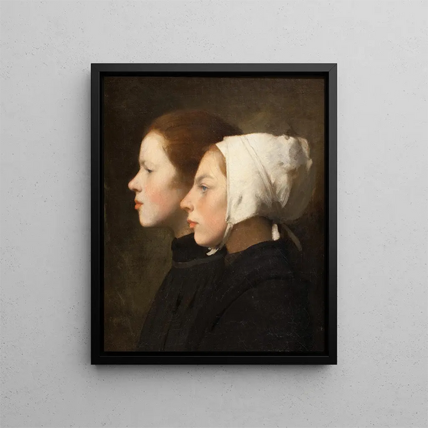 Continental School - Portrait of Two Girls.webp