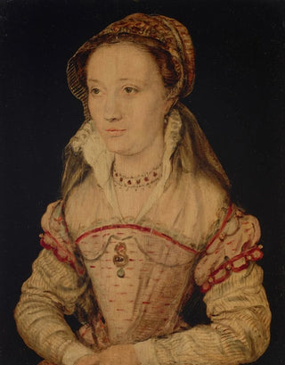 Corneille de Lyon - Portrait of a lady half length traditionally identified as Marie de Lorraine.webp