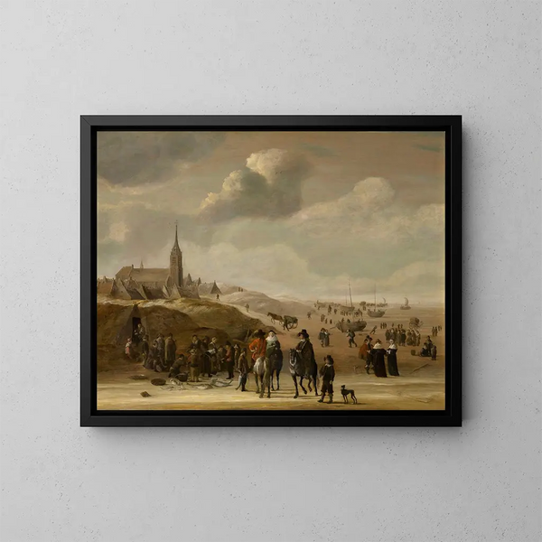 Scheveningen - Cornelis Beelt — quadro incorniciato alla parete