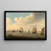Segelboote im Hafen von Rotterdam - Cornelis Bol — gerahmtes Bild an der Wand