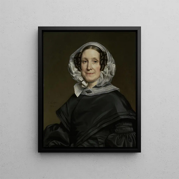 Aryna van der Pot 1786-1850 Ehefrau von N. J.. A.. C. Hoffmann - Cornelis Cels — gerahmtes Bild an der Wand