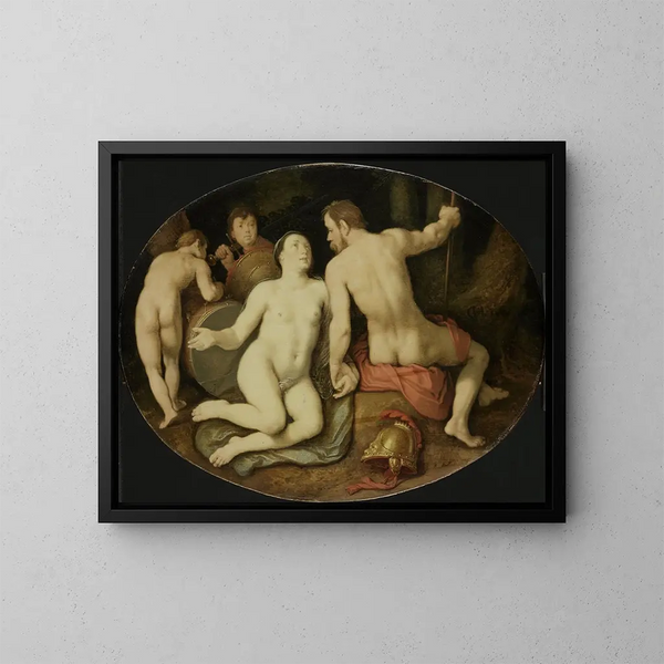 Venere e Marte - Cornelis Cornelisz van Haarlem — quadro incorniciato alla parete