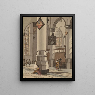 Cornelis Ploos van Amstel - Church Interior.webp