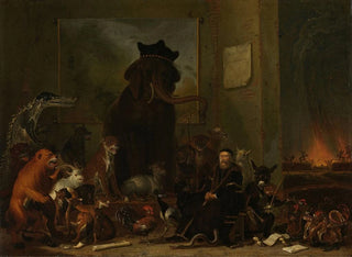 Cornelis Saftleven - Satire on the trial of Johan van Oldenbarneveldt.webp