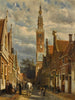 Die Turm der Glocke in Edam - Cornelis Springer — Ansicht des Kunstwerks