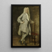 Portrait painting of Jan Lepeltak, wood merchant in Amsterdam, regent of the Aalmoezeniersweeshuis orphanage - Cornelis Troost — framed artwork on a wall