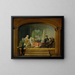 Die Regenten des Waisenhauses Aalmoezeniersweeshuis in Amsterdam 1729 - Cornelis Troost — gerahmtes Bild an der Wand