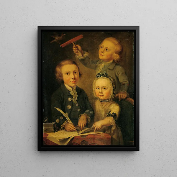 Cornelis Van Cuylenburgh II - Portrait of the Children of Barend Goudriaan.webp