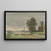 Paesaggio con gregge di pecore - Cornelis Willem Hoevenaar II — quadro incorniciato alla parete