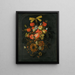 Girlande aus Blumen und Früchten - Cornelis de Heem — gerahmtes Bild an der Wand