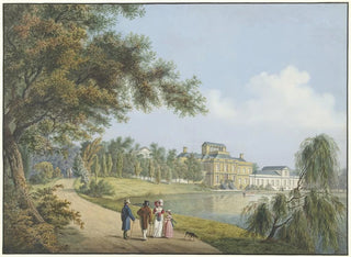 Cornelis de Kruyff - Gezicht op paleis Soestdijk.webp