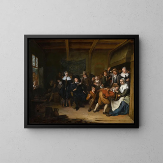 Cornelis de Man - La Main Chaude Hot Cockles.webp