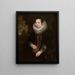 Elisabeth Hoegaerts - Cornelis de Vos — framed artwork on a wall