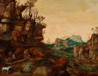 Cornelis van Dalem - Landscape with Adam and Eve.webp