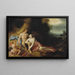 Venere e Adone - Cornelis van Haarlem — quadro incorniciato alla parete