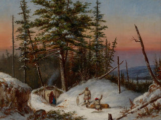 Cornelius David Krieghoff - Trappers on the Frontier.webp