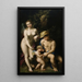 Educazione di Cupido - Correggio — quadro incorniciato alla parete