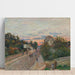 Reproduktion des Gemäldes Sonnenuntergang, Die Route von Versailles nach Chaville - Alfred Sisley