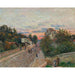 Reproduktion des Gemäldes Sonnenuntergang, Die Route von Versailles nach Chaville - Alfred Sisley