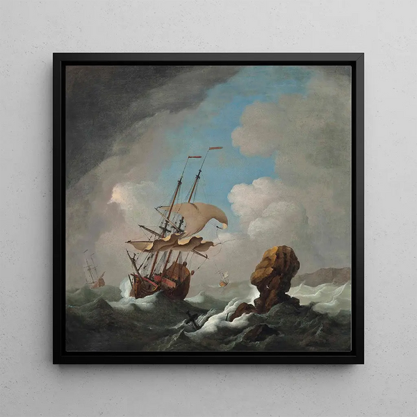 Courant à travers des eaux périlleuses - Peter Monamy