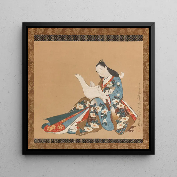 Courtisane écrivant une lettre - Kaigetsud Doshin