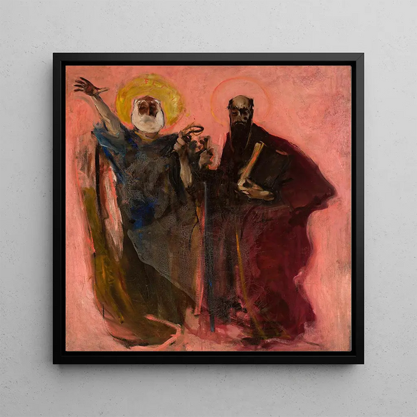 Croquis des apôtres Pierre et Paul - Konrad Krzyanowski