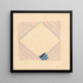 Schizzi vari per piano da tavolo in intarsio con motivo a zigzag - Winold Reiss — quadro incorniciato alla parete