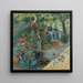 Raccolta di mele - Camille Pissarro — quadro incorniciato alla parete