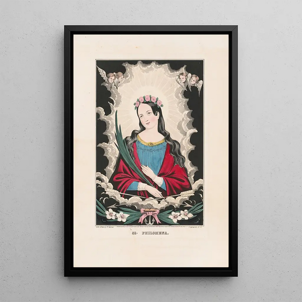 Sainte Philomène - Currier & Ives — quadro incorniciato alla parete