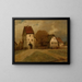 Fragment de ville - Curt Agthe — quadro incorniciato alla parete