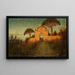 View of the Roman countryside near Frascati - Curt Agthe — framed artwork on a wall