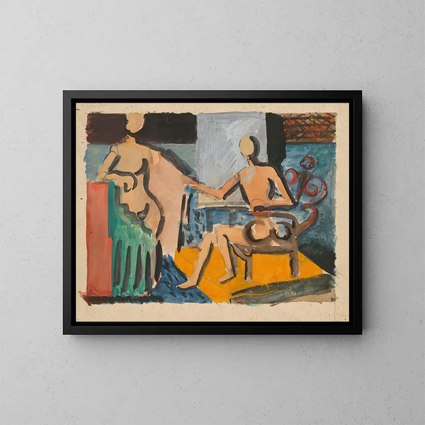 Atelier - Cyprian Majernik — gerahmtes Bild an der Wand