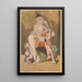 Witwe - Cyprian Majernik — gerahmtes Bild an der Wand