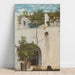 Reproduktion des Gemäldes Dame am Balkon, Capri - John William Waterhouse