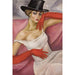 Riproduzione del dipinto Dame con cappello a cilindro - Boris Grigoriev