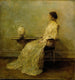 Dame in White No. 2 - Thomas Wilmer Dewing — artwork view