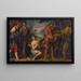Giuseppe venduto in schiavitù dai suoi fratelli - Damiano Mascagni — quadro incorniciato alla parete