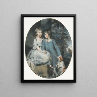 Daniel Gardner - Cropley AshleyCooper with His Sister Mary Anne AshleyCooper.webp