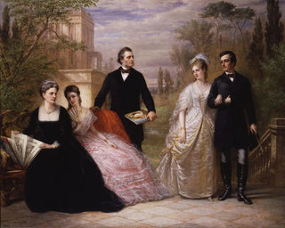 Daniel Huntington - The Field Family in a Garden.webp